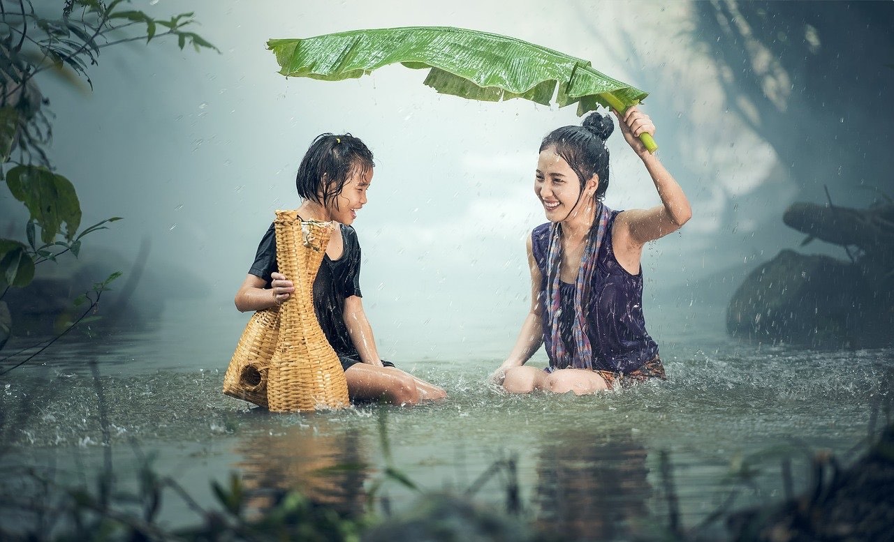 カンボジアの雨季