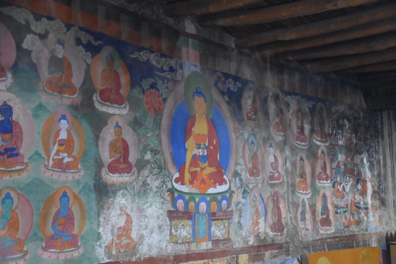 チベット仏教の壁画