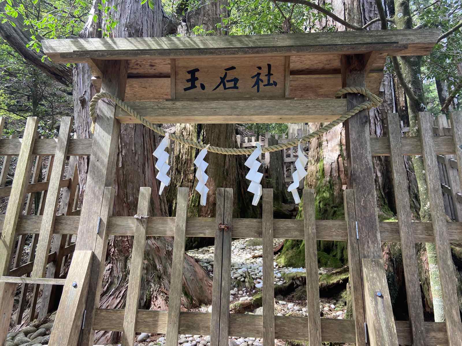 玉置神社の玉石杜